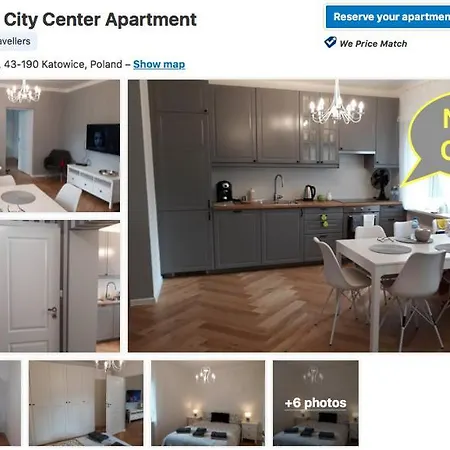 1 Bedroom City Center Apartment Katovice Exteriér fotografie